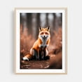 thumbnail image 2 of the forest fox - Photography Fox Wildlife Nature Forest Autumn Animal Woodland Unframed Wall Art Print 8 x 10 inches, 2 of 4