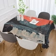 thumbnail image 2 of Yayeee Tablecloths for Rectangular Tables 54 x 54 inch Party Table Cover, Mountains at Dawn, 2 of 6