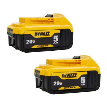 DEWALT 20V MAX XR 5.0AH 2 Pack Batteries