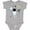 AC-Heather Grey, variant on Inktastic Astronaut the Moon Spaceship and Shooting Star for Light Colors Boys or Girls Baby Bodysuit