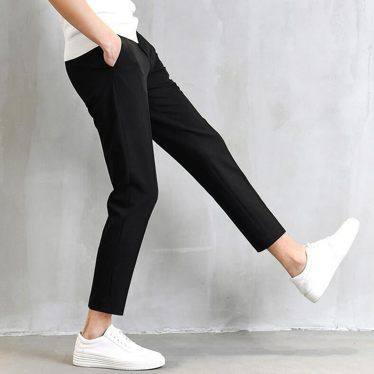 Mens Slim Fit Cotton Street Pants Autumn/Winter Collection, Plus Size,  Straight Fit, Full Length Mens Smart Casual Trousers 201128 From Cong03,  $20.31