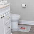 thumbnail image 1 of Sussexhome Toilet Mat - Machine Washable & Absorbent Bath Rugs for Bathroom Floor - Plush, Non Slip Bath Rug - Polyester & Cotton Bathroom Rugs with Printed Pattern Design - 20”x24" Bathroom Mats, 1 of 6