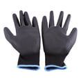 thumbnail image 1 of Guantes De Pu Guantes De Trabajo Guantes Antiestáticos Negro 12 Pares PU Revestimiento De Seguridad Palma Guantes De Trabajo Grip Protect L ANGGREK PU Gloves, 1 of 6