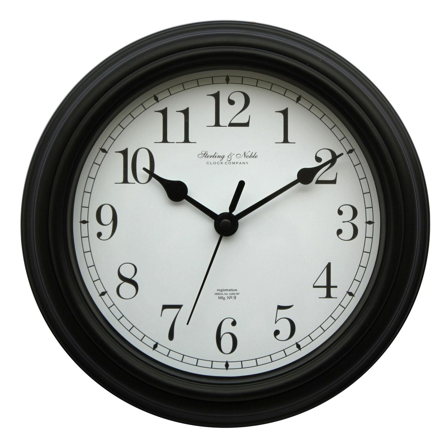 hometrends Wall Clock, 8.75" Wall Clock