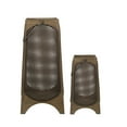 thumbnail image 4 of A&B Home Weathered Lanterns with Arched Legs and Mesh Design-  Set of 2 -  L:14x14x29.5" S:9.5x9.5x17.5", 4 of 5
