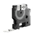 thumbnail image 2 of DYMO Rhino Permanent Vinyl Industrial Label Tape, 0.37" x 18 ft, White/Black Print, Each, 2 of 3