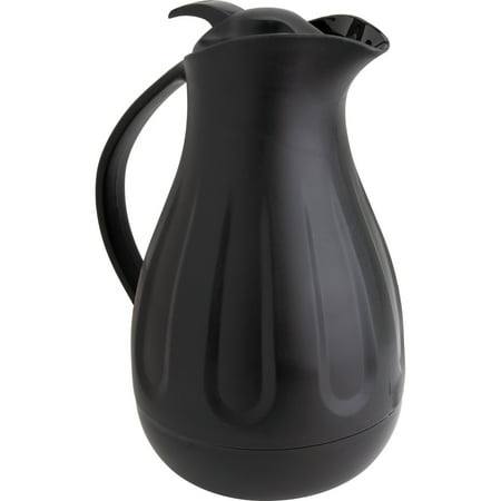 - Genuine Joe, GJO11954, 1.3L Double Wall Swirl Carafe, 1, Black