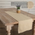 thumbnail image 5 of VHC Brands Farmhouse Holiday Tabletop & Kitchen-Burlap Vintage White Runner, 13" x 48", 5 of 5