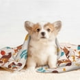 thumbnail image 4 of Rocae Forest Squirrel Nuts for Pet Blanket Dog Blanket Cat Blanket Soft Sleep for Small Medium Pet-Small, 4 of 8