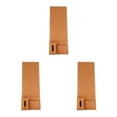 thumbnail image 2 of ZheElen Bed Storage Pocket Maximize Space With Clever Organizer Felt Anti-slip Hanging Storage Bag Easy chocolate 3Set, 2 of 6