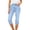 C-BU2487, variant on Capri Jeans For Women Slim Fit Stretchy Soft Row Hem Flat Front Denim Cropped Pants Summer Trendy Trousers