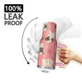 thumbnail image 3 of OBREWU Pug and Love Heart Tumbler with Handle and Lid,Pug and Love Heart 40oz Double Wall Vacuum Insulated Tumbler,Cups Gift for Women and Men, 3 of 7