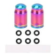 thumbnail image 2 of Bike Valve Stem Caps Ti Alloy Dust Proof Heavy Duty Universal Bike Tire Valve Caps, 2 of 7