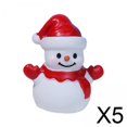 thumbnail image 1 of 5xMicro Navidad Muñeco De Nieve Estatua Miniatura Lindo Para DIY Navidad Hadas Jardín Estilo C, 1 of 10