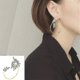 thumbnail image 4 of Leaves Wrap Earrings Hypoallergenic Delicate Crawler Cuff Stud Gold Women Gifts, 4 of 4