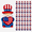 Red, variant on 30 Pcs 4th of July Mini Gnome Ornaments, Miniature Independence Day Patriotic Gnomes Decoration, Memorial Day Decor Stars and Stripes Gnomes Figurines for Party Gifts Home Table Decorations