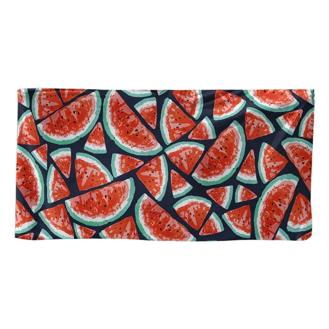 Microfiber Beach Towel Super Lightweight Colorful Bath Towel Sandproof Beach Blanket Multi-Purpose Towel For Travel Swimming Pool 30x60 Inch