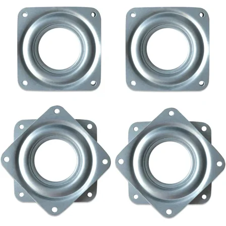 4 Pack Lazy Susan Rotating Tray Bearing For Kitchen Cabinets Serving Platters