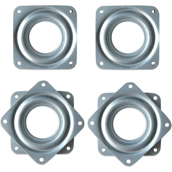 4 Pack Lazy Susan Rotating Tray Bearing For Kitchen Cabinets Serving Platters