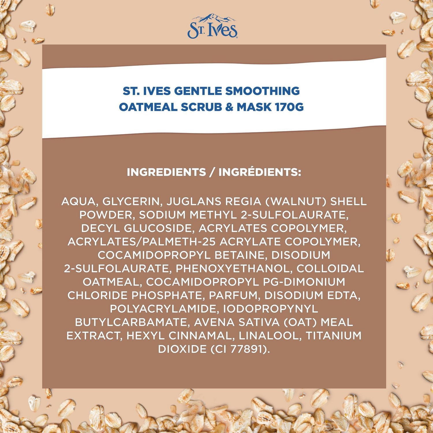 Désincrustant Visage et Masque St. Ives Lissage Délicat