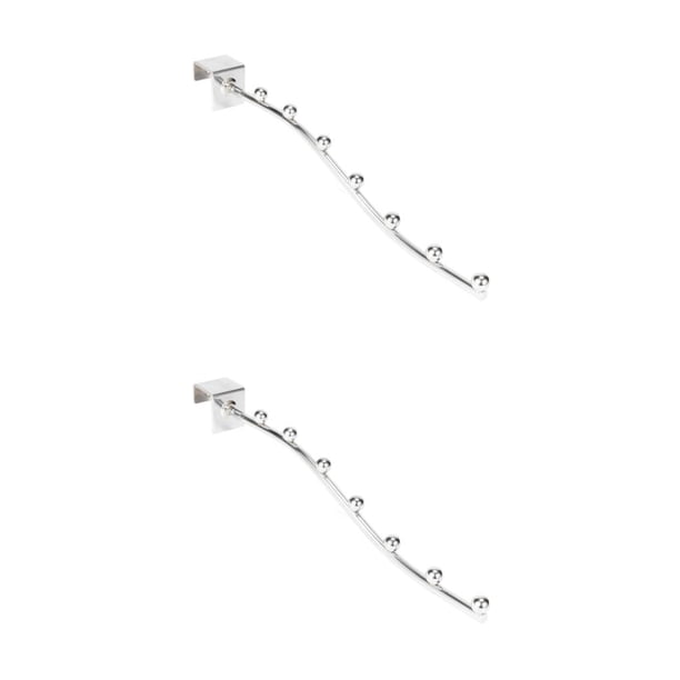 Wosthever Gancho montado en la pared para ropa, soporte para colgar ropa, bolso de mano, estante de almacenamiento, colgador resistente para tipo Tipo 1 2piezas