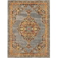 thumbnail image 2 of Nourison Passionate Persian Grey 5'3" x 7'3" Area Rug, (5x7), 2 of 9