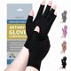 thumbnail image 1 of wonima44 DRNAIETY Compression Gloves- Arthritis Gloves for Men & Women Hand Pain, Rheumatoid, Swelling, Carpal Tunnel Pain, Tendonitis, Anti-Slip Fingerless for Typing Daily Work(M, Black), 1 of 1