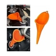 thumbnail image 4 of Innovative Oil Funnel Set, Multi-Function Drip-Free Funnel For Vehicle Oil Changes, Heat Resistant ABS Plastic Ensuring Easy Installation And Clean Transfers (Orange), 4 of 5