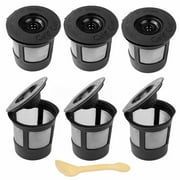 6 Pack K-Cup Reusable Replacement Coffee Filter Refillable Pod for Keurig 1.0