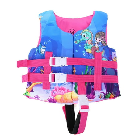 TheFound Kids Swimming Life Vest Cartoon Animals Print Flotage Life