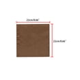 thumbnail image 3 of INSPIRE CHIC Men's Pocket Square Solid Color Handkerchiefs Self-folded For Wedding Party Coffee One Size, 3 of 4