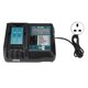 thumbnail image 1 of Cargador de batería de iones de litio para Makita 14,4 V 18 V Pantalla LCD incorporada 100-240 V (enchufe del Reino Unido), 1 of 5