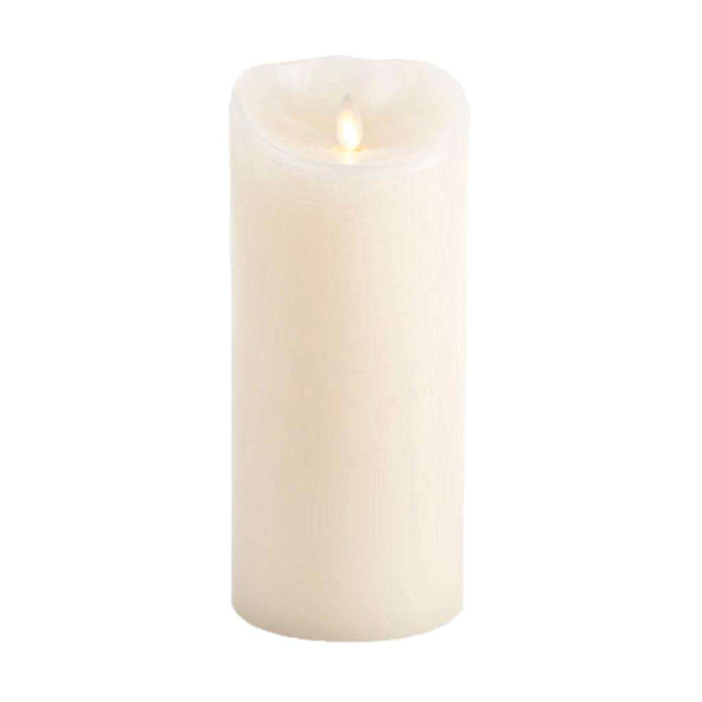 Luminara 3" x 6" Classic Flameless Pillar Candle White Unscented Wax