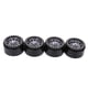 thumbnail image 4 of Pratical RC Track Rim, 4 Piezas RC Car Hub, RC Crawler Car Para 1:10 RC Car LHCER negro y plata, 4 of 8
