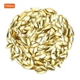 thumbnail image 3 of 1000 piezas de latón con forma de cebo de doble agujero, suministros de ropa de boda con lentejuelas (dorado 7x15mm), 3 of 8