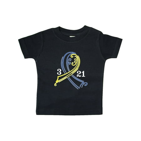 

Inktastic Down Syndrome Ribbon 3 21 Gift Baby Boy or Baby Girl T-Shirt
