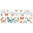 thumbnail image 1 of RoomMates Stickers Muraux Lisa Audit Butterfly Quote, 1 of 3