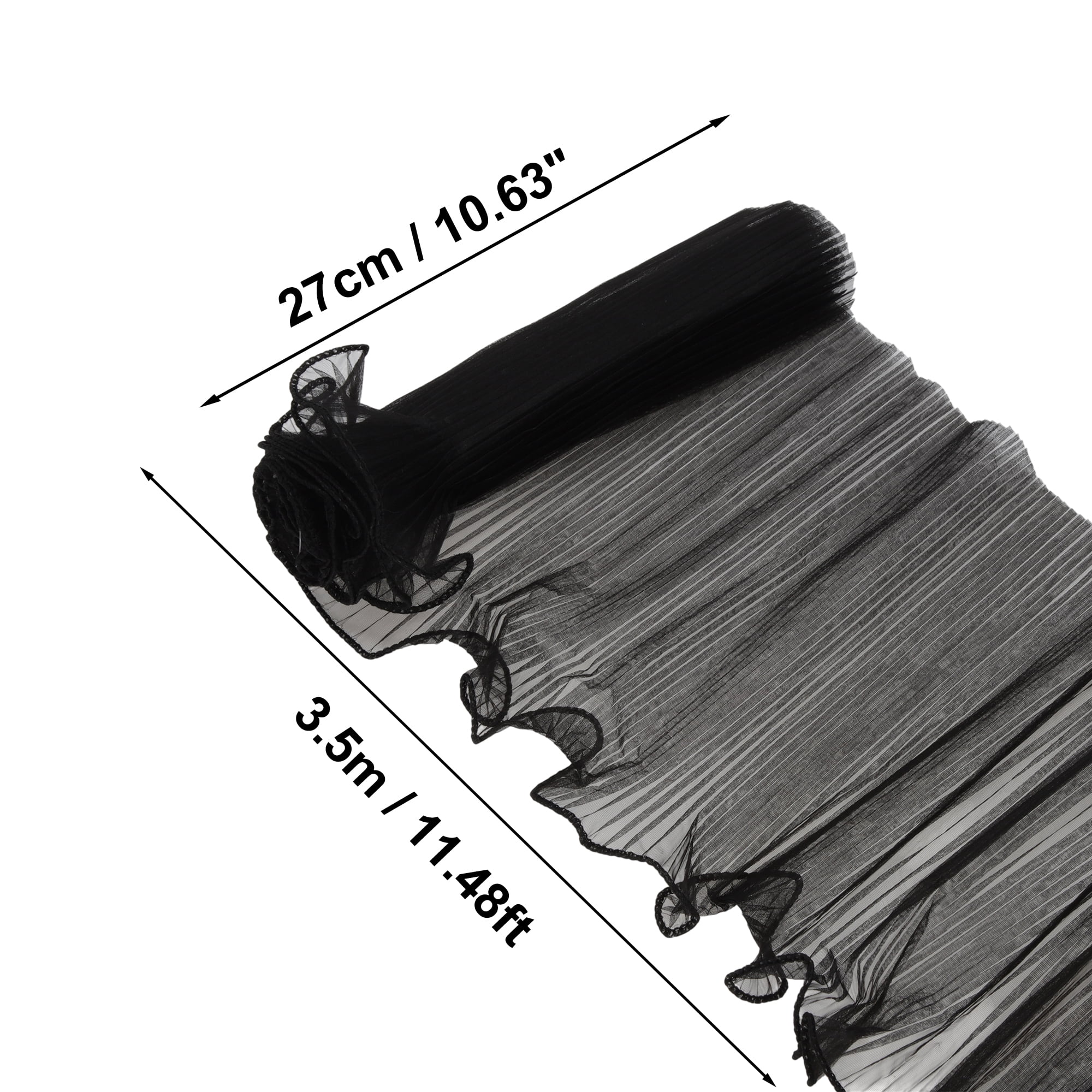 Unique Bargains Translucent Flower Wrap Paper for All Occasions 1 Pc Black