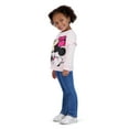 thumbnail image 3 of Minnie Mouse Toddler Girls Valentine Fleece Sweatshirt, Sizes 12M-5T, 3 of 3
