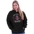 thumbnail image 5 of Breast Cancer Ribbon Anchor in Hope Hoodie Sweatshirt Women Brisco Brands S, 5 of 6