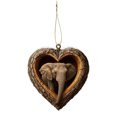 thumbnail image 1 of Adorno navideño con forma de corazón con animales Decoración plana en 2D de animales del bosque en acrílico Colgante del bosque para decorar el árbol de Navidad Regalo para los amantes de los animales, 1 of 7