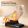 thumbnail image 5 of Upgo 4D Massage Chair Full Body, Zero Gravity Massage Chair with Heat and Foot Massage with Airbags, Kneading, Bluetooth, LCD Touch Control - Brown, 5 of 9