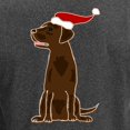 thumbnail image 3 of CafePress - Christmas Chocolate Labrador Long Sleeve T Shirt - Long Sleeve Dark T-Shirt, 3 of 4