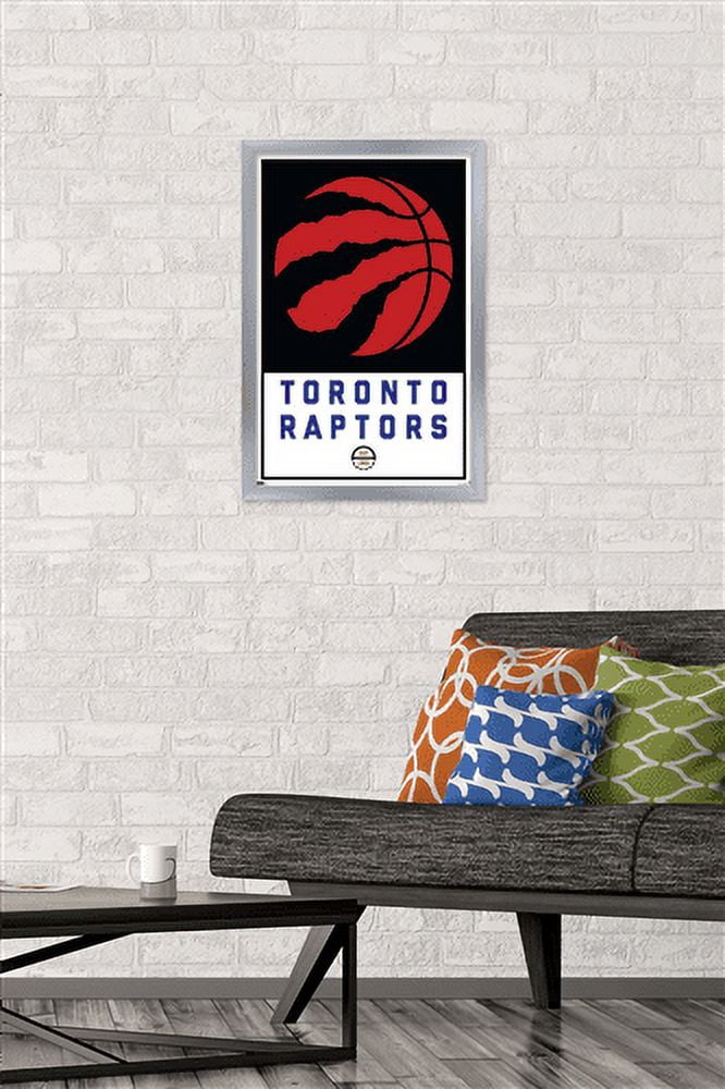 NBA Toronto Raptors - Logo 21 Wall Poster, 14.725" x 22.375", Framed