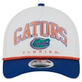 thumbnail image 2 of Men's New Era White/Royal Florida Gators Arch Two-Tone Rope 9FORTY A-Frame M-Crown Adjustable Hat, 2 of 5