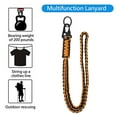 thumbnail image 3 of Mdesiwst Braided Lanyard for Outdoor Activities Paracords Lanyard with Buckle Strong Hanging Rope for Keychain Necklace ID Card Badge Holder, 3 of 6