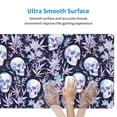 thumbnail image 4 of Pofeuu Skull flower crystal Print Mouse Pad,Rubber, Multipurpose Comfortable Waterproof Mousepad Desk Mat for Gamer Office Home, 4 of 8