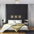 thumbnail image 3 of Next Glow Ultra Slim 7" LED Ceiling Light Fixture, 4000K Square, Dimmable Flush Mount Light, Brass, 3 of 7