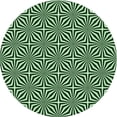 thumbnail image 1 of Ahgly Tapis Rond Lavable en Machine Intérieur Transitionnel Vert Clair, 6 Pieds Rond, 1 of 7