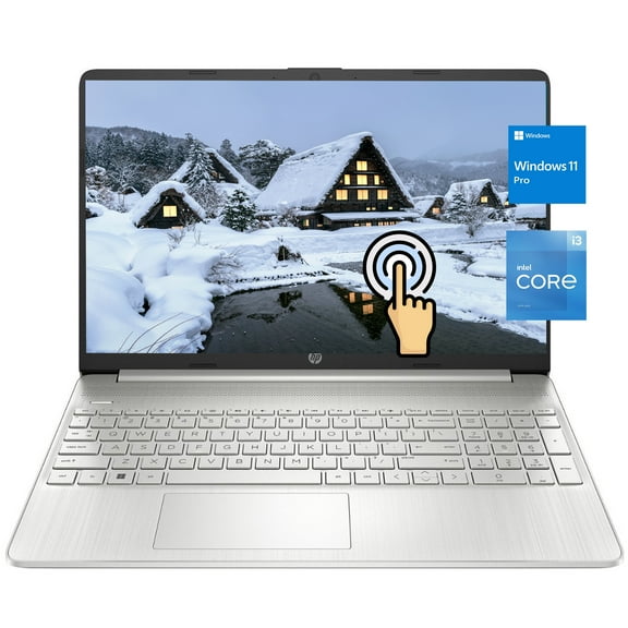 HP 15 15.6" HD Touchscreen Business Laptop Computer, Intel Core i3-1115G4, 16GB RAM, 512GB PCIe SSD, UHD Graphics, Bluetooth 5, Wi-Fi, HDMI, Fast Charge, Windows 11 Pro